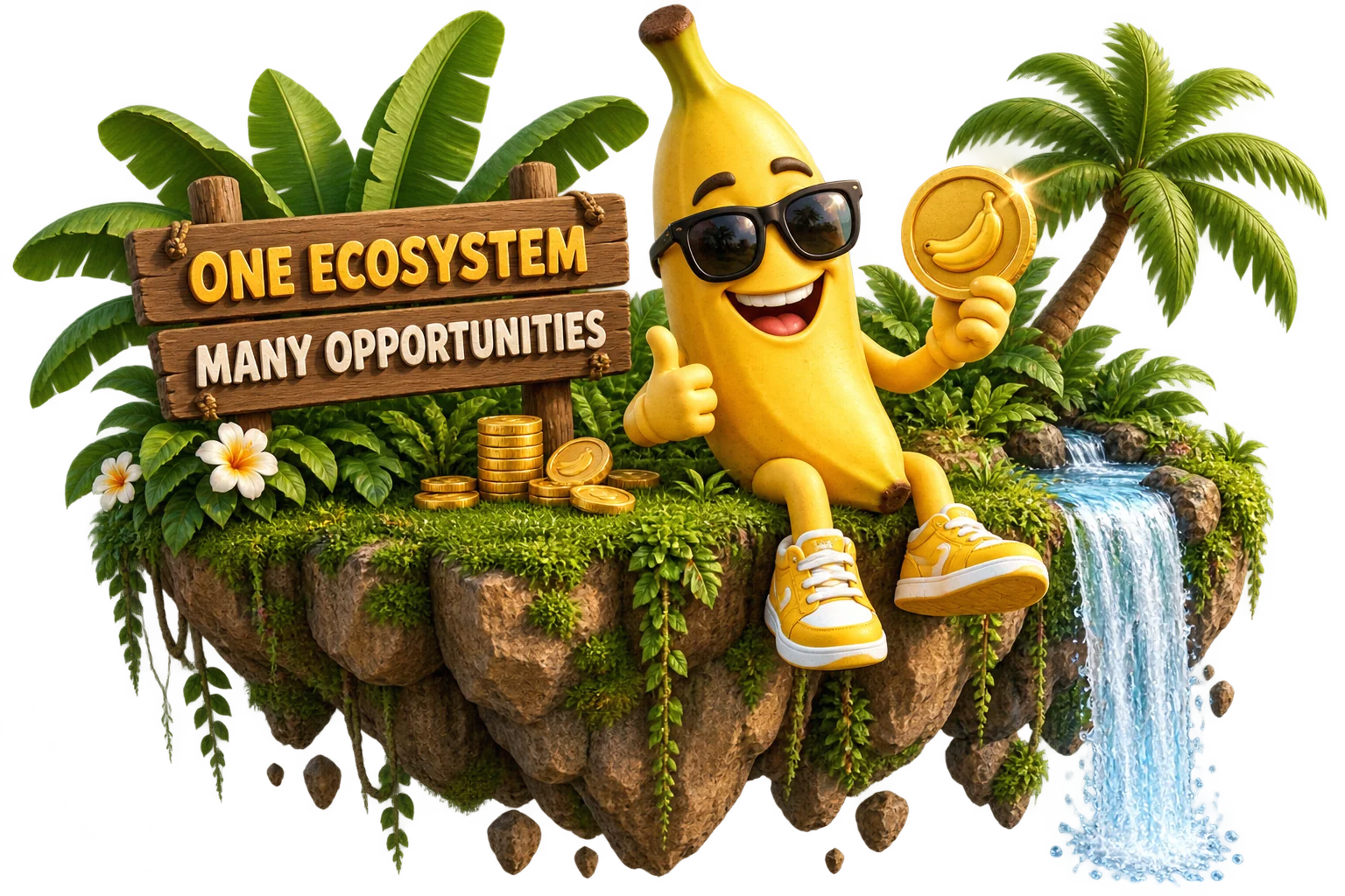 ECOSYSTEM King Potassium character illustration