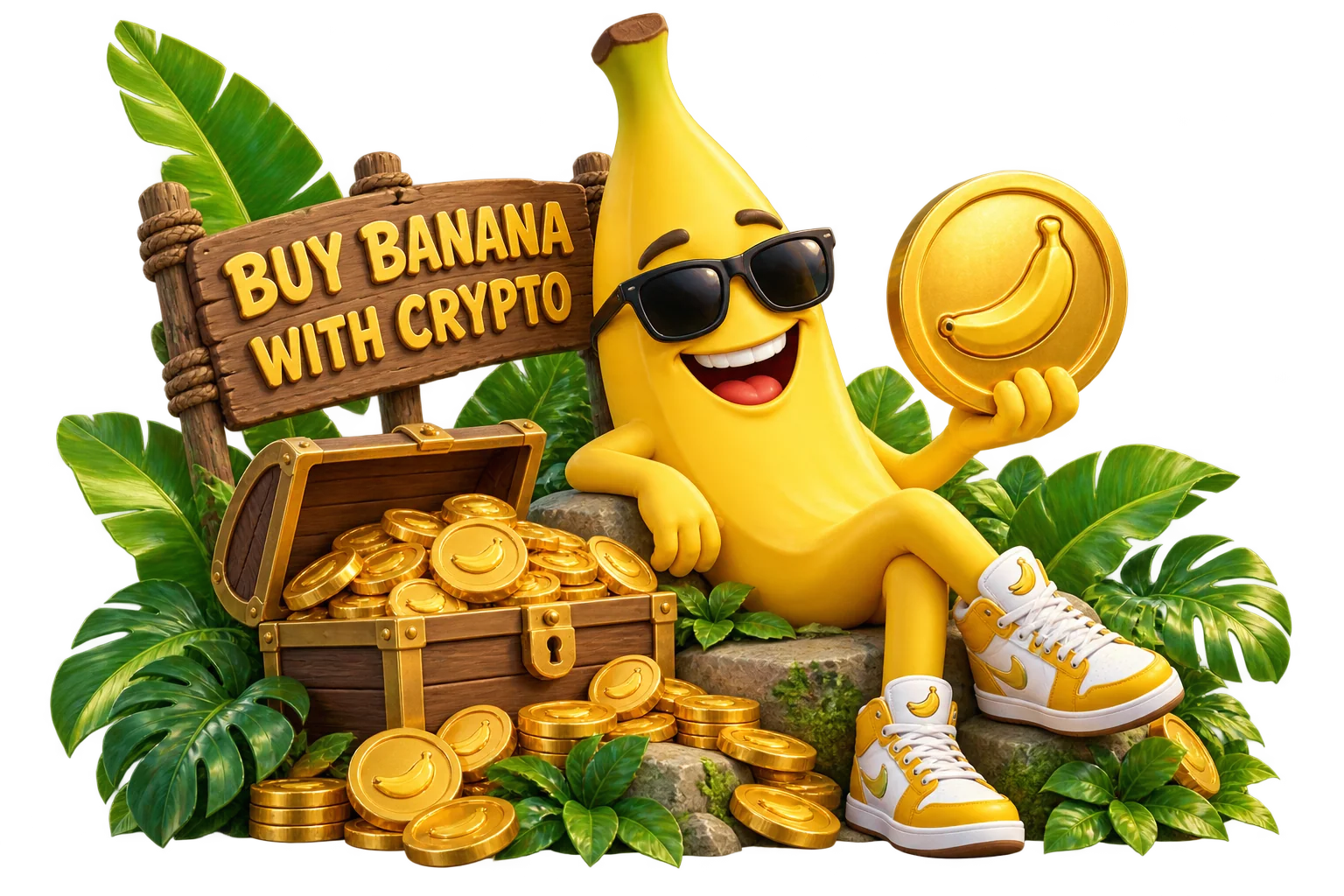 HOW TO BUY tropical King Potassium character illustration